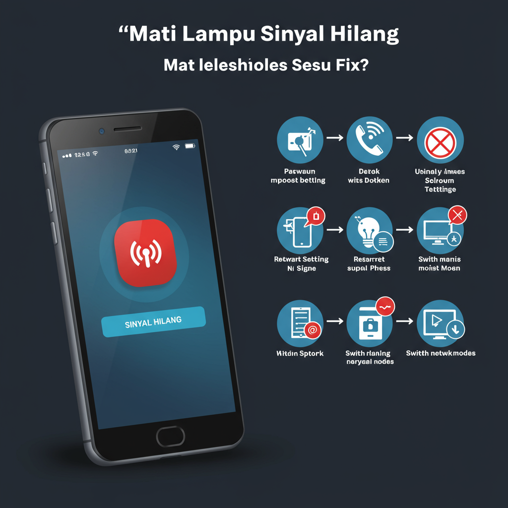 Mati Lampu Sinyal Hilang?Beginilah Cara Mati Lampu Sinyal Full Dan Anti Lemot
