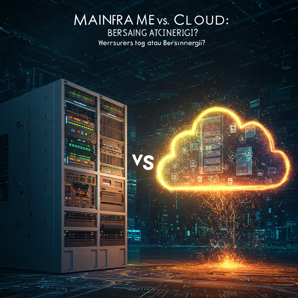 Mengurai Dua Raksasa TI: Apa Itu Mainframe dan Apa Itu Cloud?