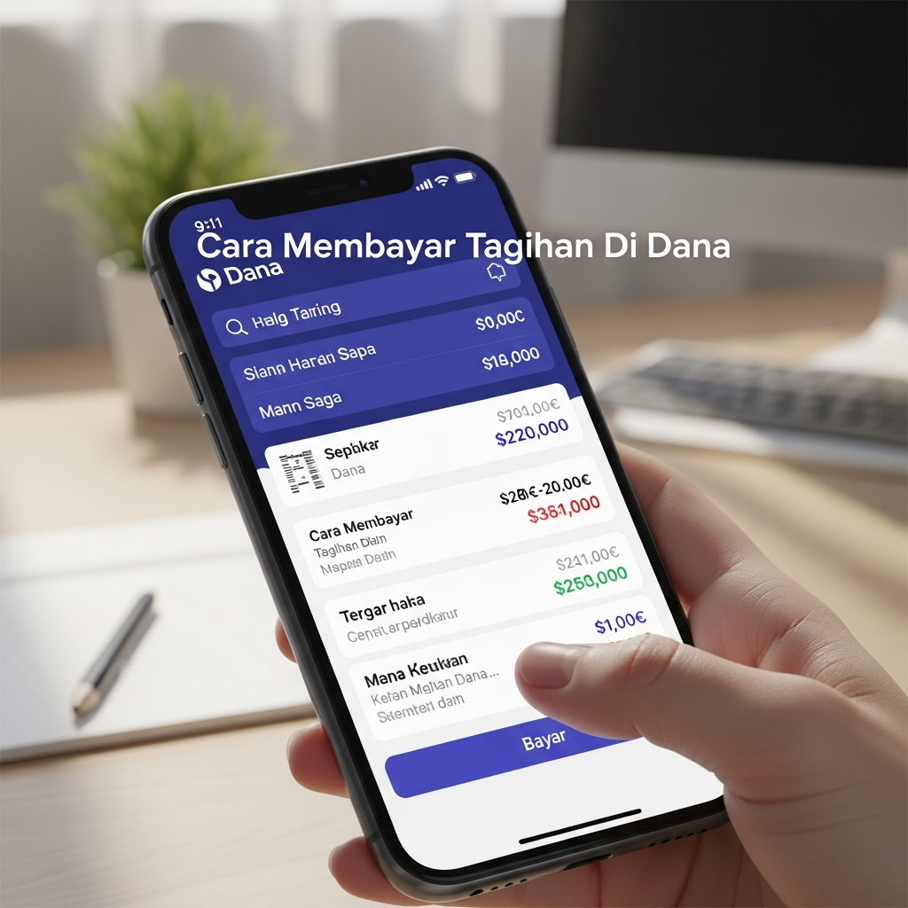 Cara Memabayar Tagihan Di Dana