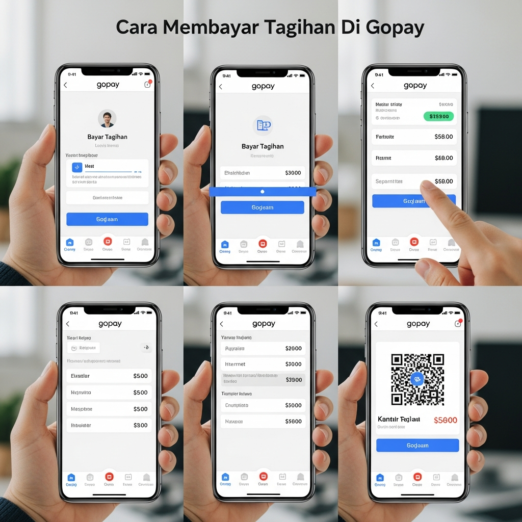 Cara Memabayar Tagihan Di Gopay