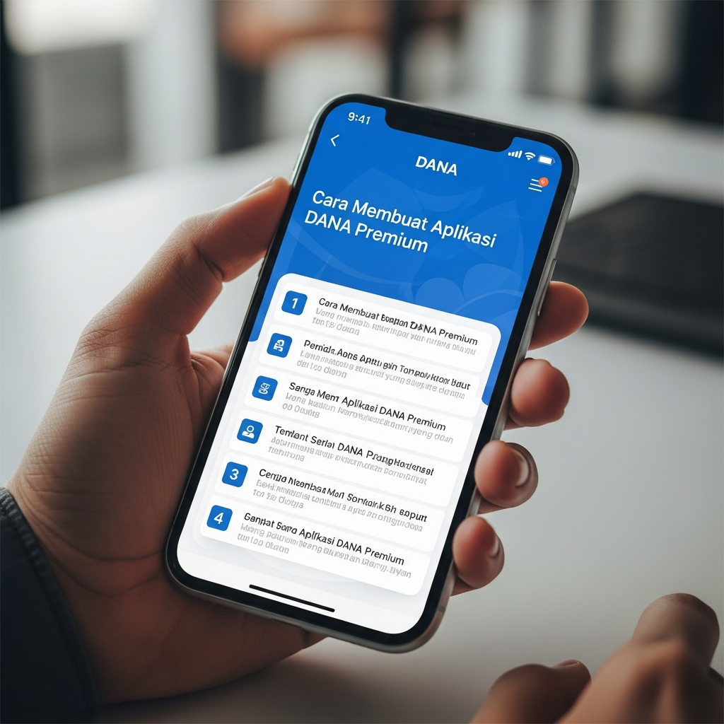 Cara Membuat Aplikasi Dana Premium