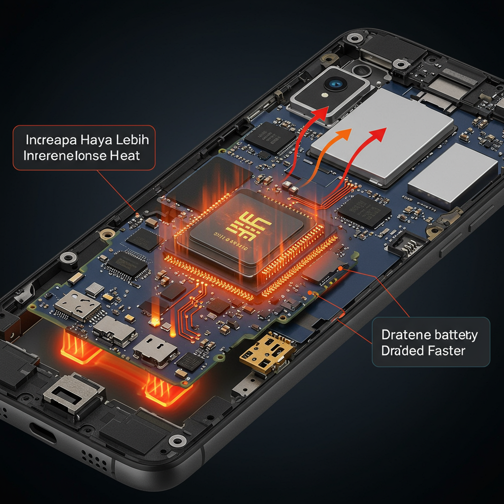 Mengapa HP Saya Lebih Cepat Panas Saat Mode Performa Aktif?