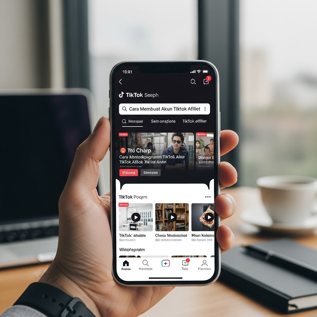 Cara Membuat Akun Tiktok Afiliet