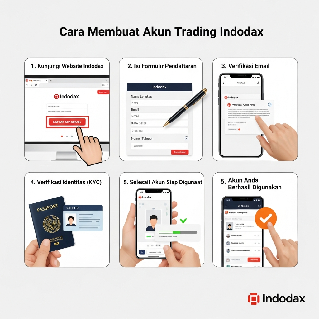 Cara Membuat Akun Trading Indodax