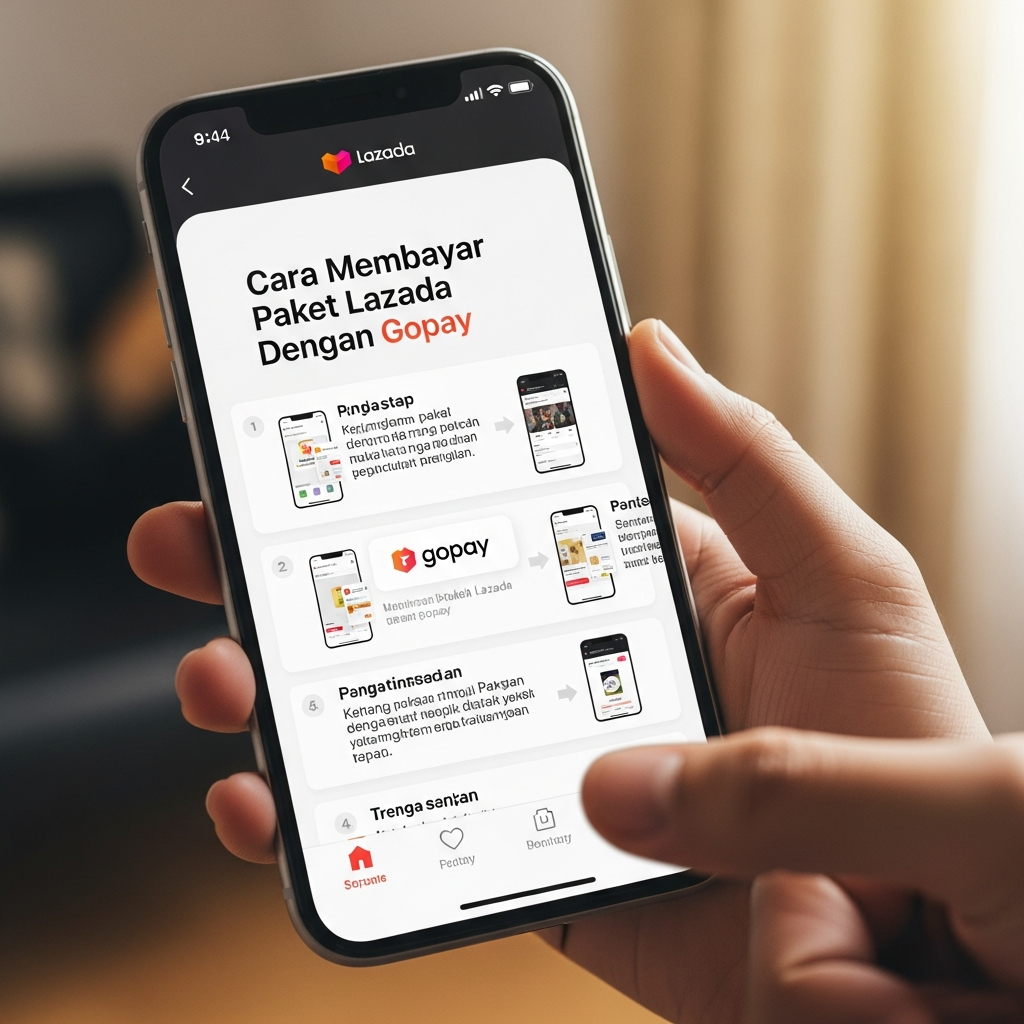 Cara Membayar Paket Lazada Dengan Gopay
