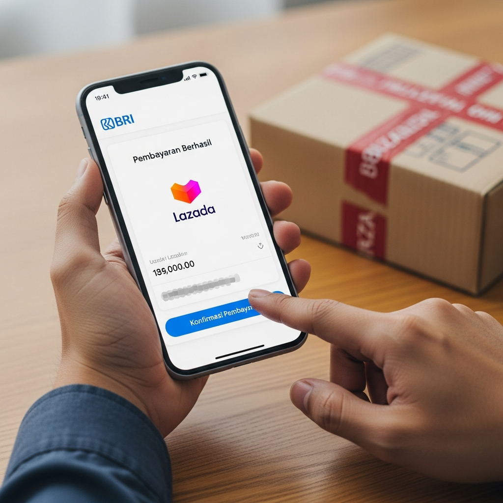 Cara Membayar Paket Lazada Dengan Bank BRI