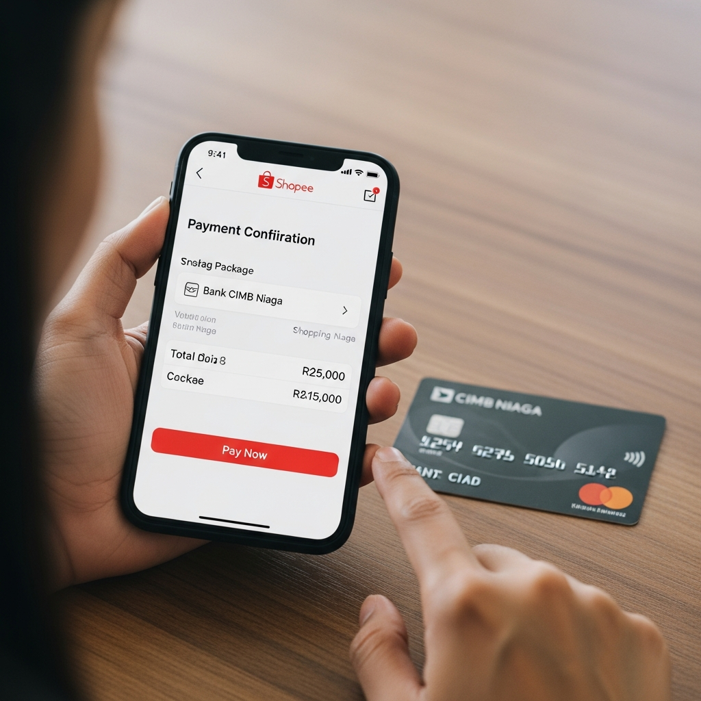 Cara Membayar Paket Shope Dengan Bank CIMB Niaga
