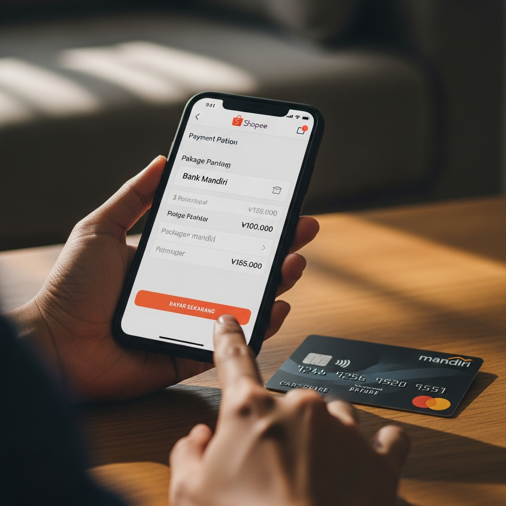 Cara Membayar Paket Shope Dengan Bank Mandiri
