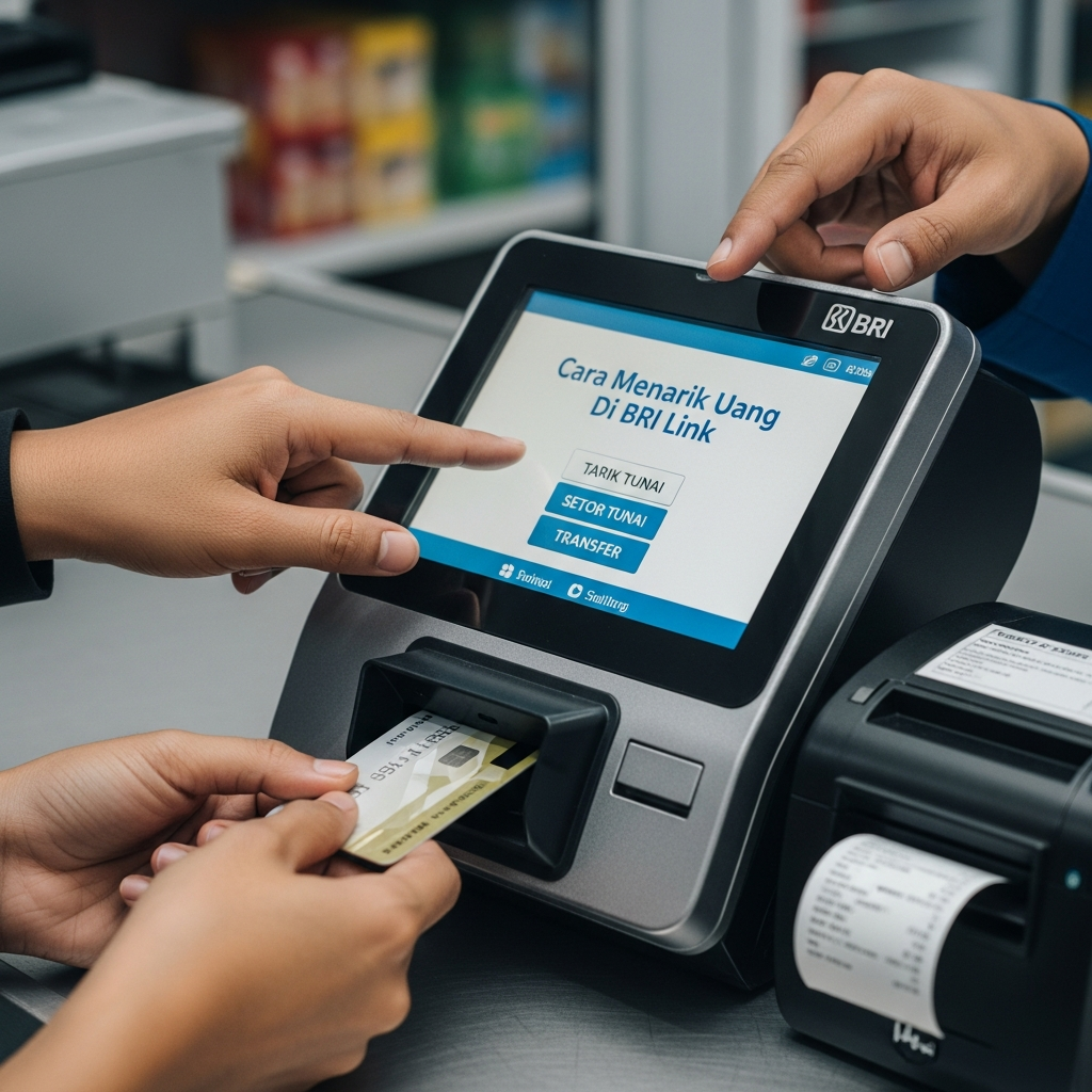 Cara Menarik Uang Di BRI Link