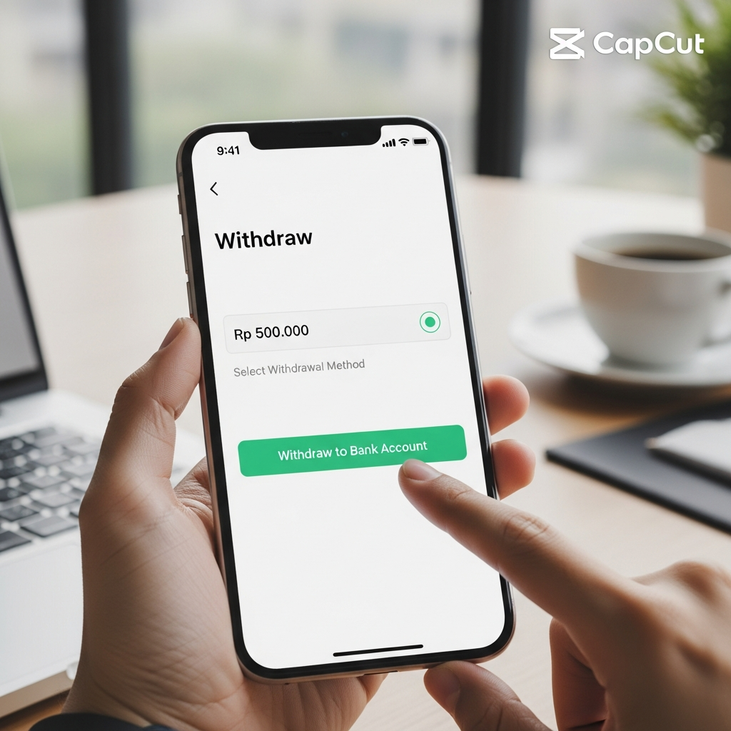 Cara Withdraw Uang Di Capcut