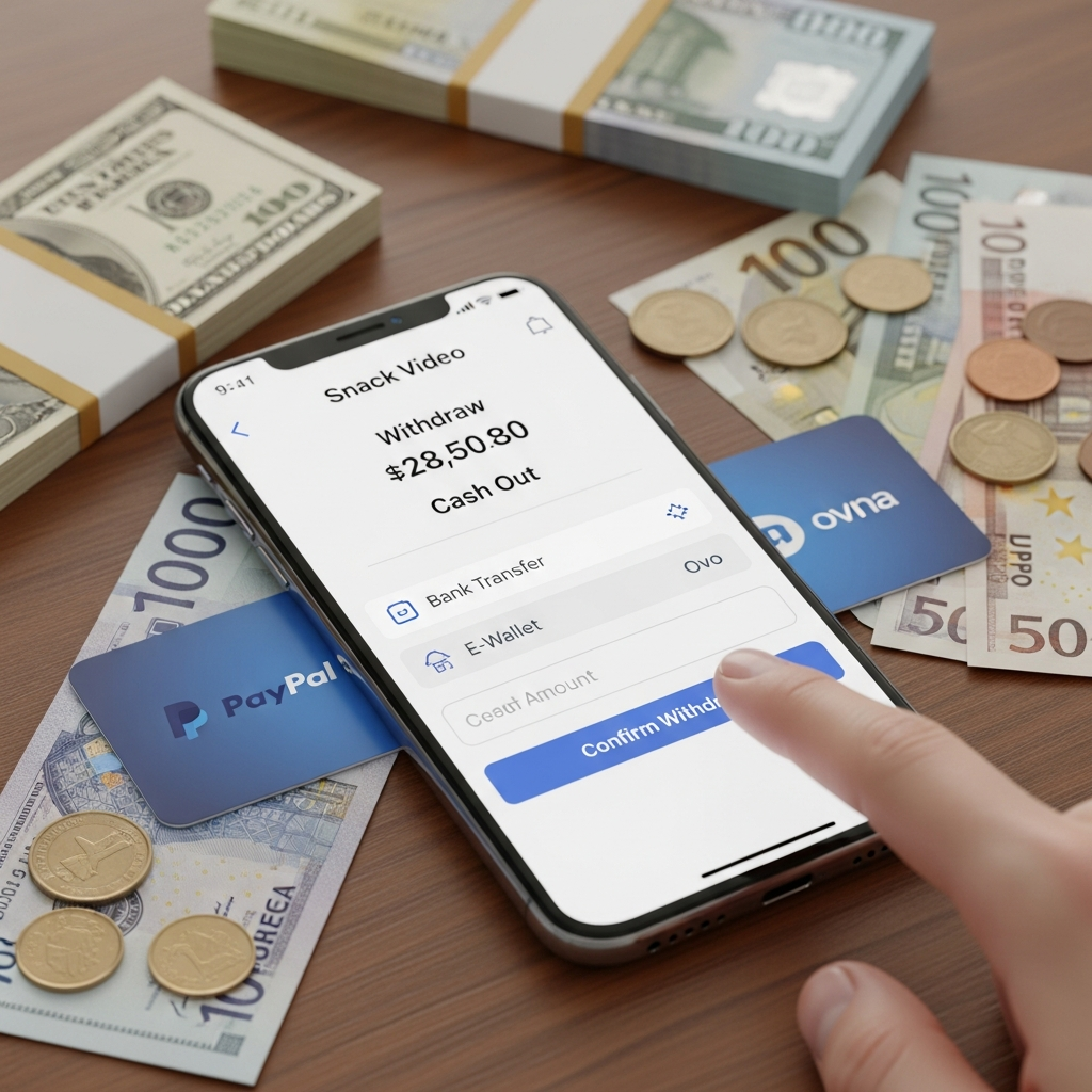 Cara Withdraw Uang Snack Video